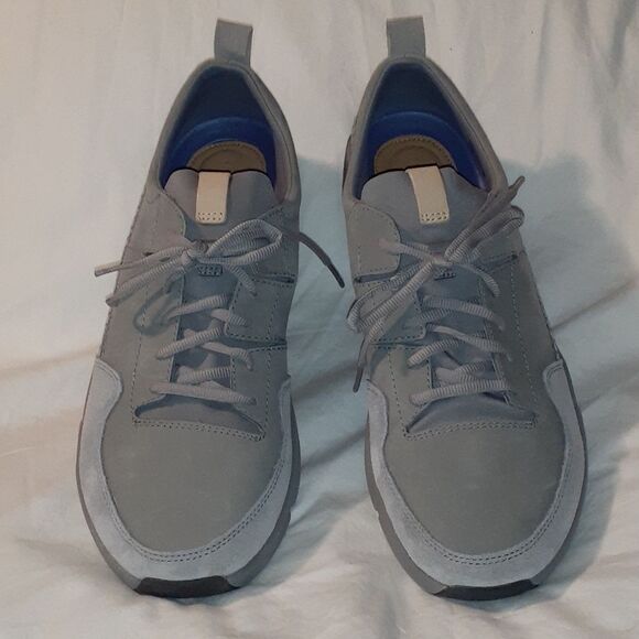 NEW Clarks‎ Trigenic Triactive Run Gray Nubuck Shoes 13 main image 11